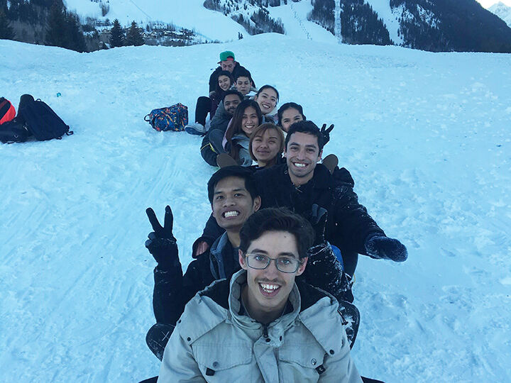 Sledding in Aspen